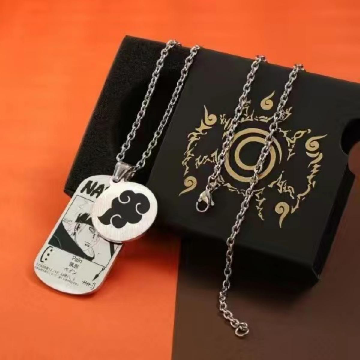 Ninja style cool military tag necklace, highlight the personal temperament.
