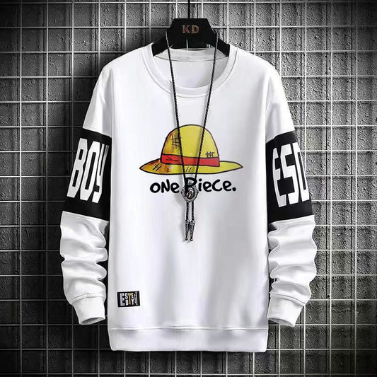 【2】Luffy/Ace style hoodie, comfortable and soft fabric, fine print and beautiful fashion hoodie.