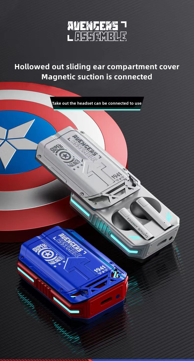 Superhero style Bluetooth headset, clear sound, comfortable to wear, long-lasting Bluetooth headset.