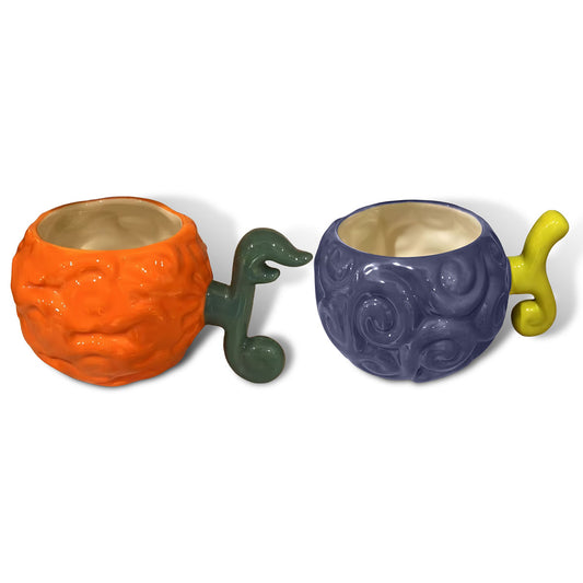 Flame-Flame Fruit/Rubber-Rubber Fruit Coffee cup Delicate and unique heat resistant and durable ceramic coffee cup
