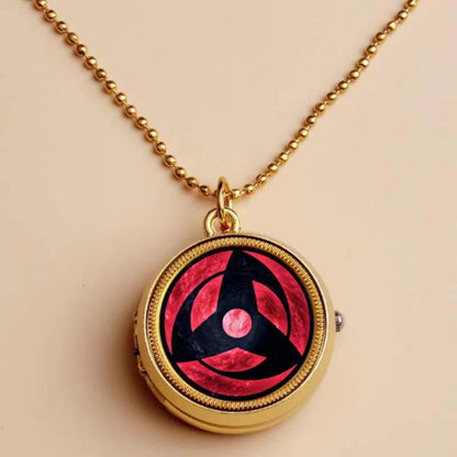 kakashi and other classic superheroes and anime characters related to the unique shape, beautiful pattern writing wheel eye pocket watch.