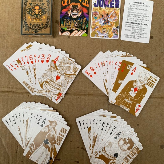 Luffy series of cards, exquisite workmanship, cool patterns look good, the integration of cartoon character elements of the trend of playing cards.