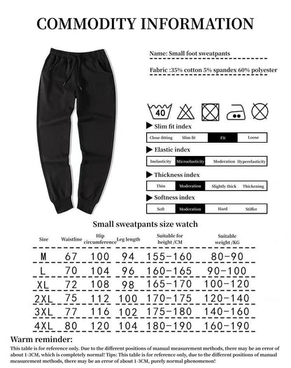 Luffy/Law Trousers Fashion trend comfortable sweatpants slim cotton sweatpants