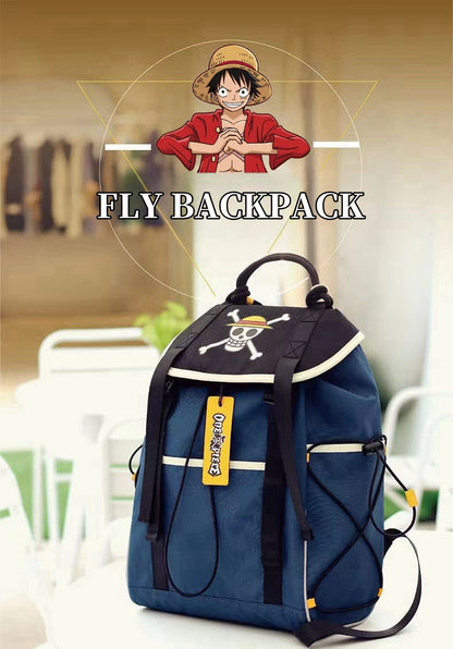 Luffy Backpack fashion trend canvas bag cool student backpack