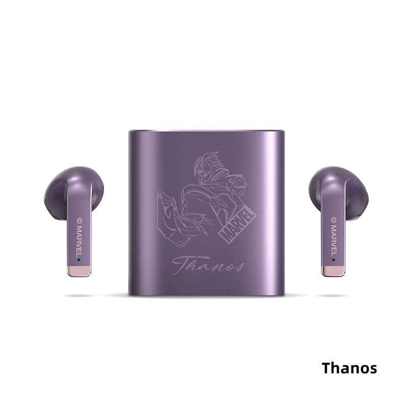 IRON MAN/THANOS/BLACK PANTHER/CAPTAIN AMERICA/HULK MOBILE PHONE WIRELESS BLUETOOTH APPLE ANDROID UNIVERSAL ACTIVE NOISE REDUCTION HD SOUND QUALITY HEADSET EARPHONES