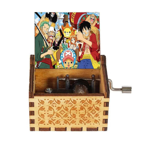 Luffy/Chopper handmade wooden music box Music box creative music box (send lover, send friends, send relatives)