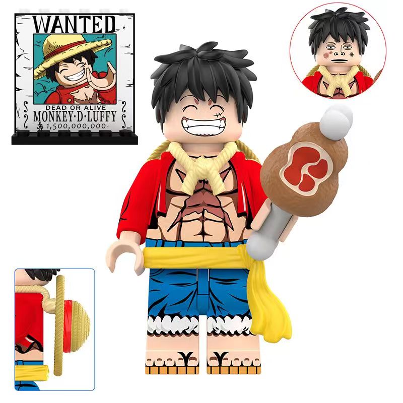 Luffy style desktop/bookshelf ornaments, highly replicative anime characters, materials safe and harmless fashion ornaments.