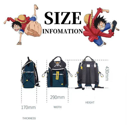 Luffy Backpack fashion trend canvas bag cool student backpack