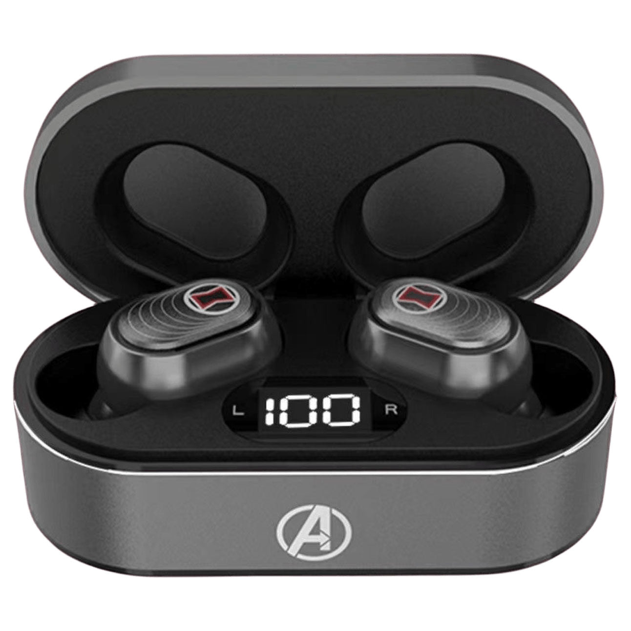 IRON MAN/STEVE ROGERS/BLACK PANTHER MOBILE PHONE WIRELESS BLUETOOTH APPLE ANDROID UNIVERSAL ACTIVE NOISE REDUCTION HD SOUND QUALITY HEADSET EARPHONES