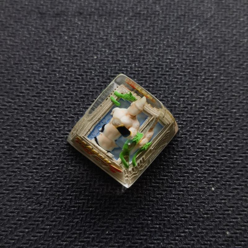 Kame Sennin/Son Goku Creative transparent cute mechanical key cap