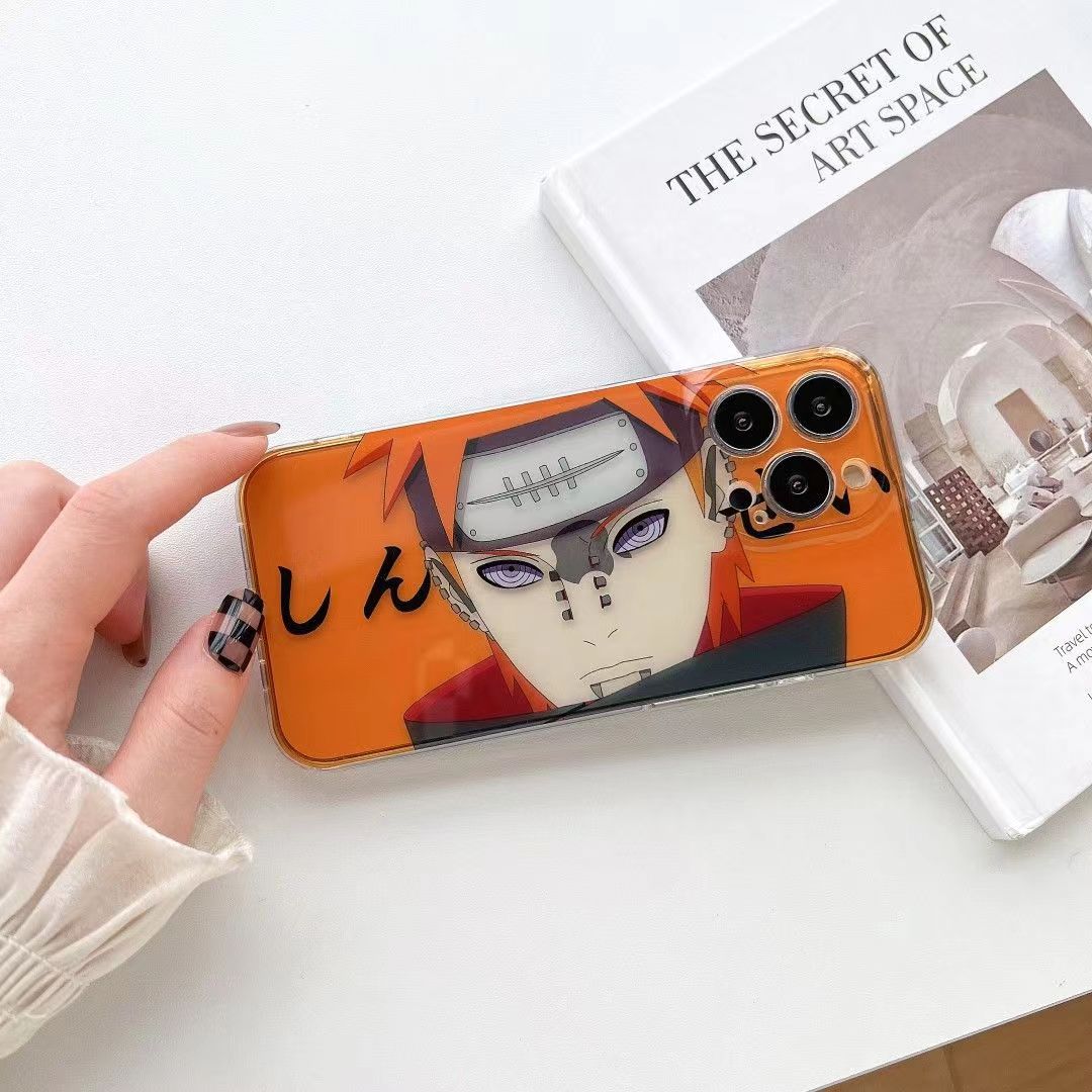Pain/Kakashi Apple silicone crash-resistant phone case（The biggest discount: Buy 1 get 1 free, please mark the free phone case model and style in the order when you buy!）