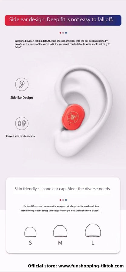 Luffy、Zoro、Chopper 5.0 Bluetooth Wireless lossless headset for HIFI music calls snail earphones（Buy headphones now Get 1 Free $19 phone case, today only! Please contact customer service after purchase）