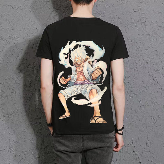 【4】 Nika luffy2 High appearance level Trend -shirt cute and handsome anime characters (The real thing is more delicate than the picture.)