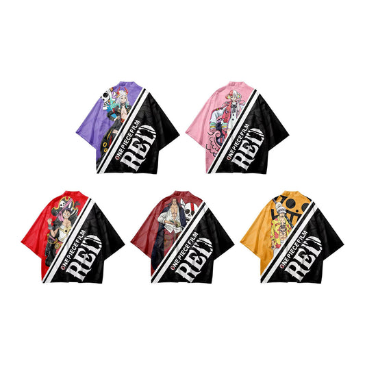 Luffy/Shanks/Law/Hancock/Uta Summer short sleeve T-shirt pants Exquisite character print T-shirt