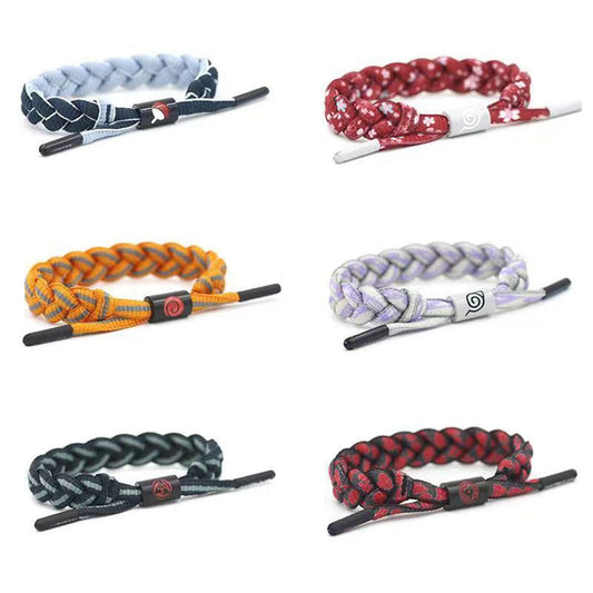 Kakashi/Sakura/Sasuke bracelet shoelace braided hand rope A bracelet suitable for gifts (for lovers, for friends, for relatives)