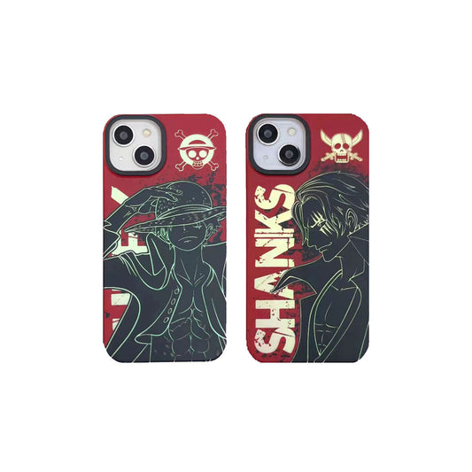 Luffy/Shanks Apple exquisite Trend Silicone Anti-collision phone case