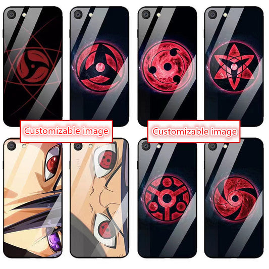Sharingan Hd The Blowout Glass Silicone IPhone Case (Other styles and other mobile phone models can be customized)