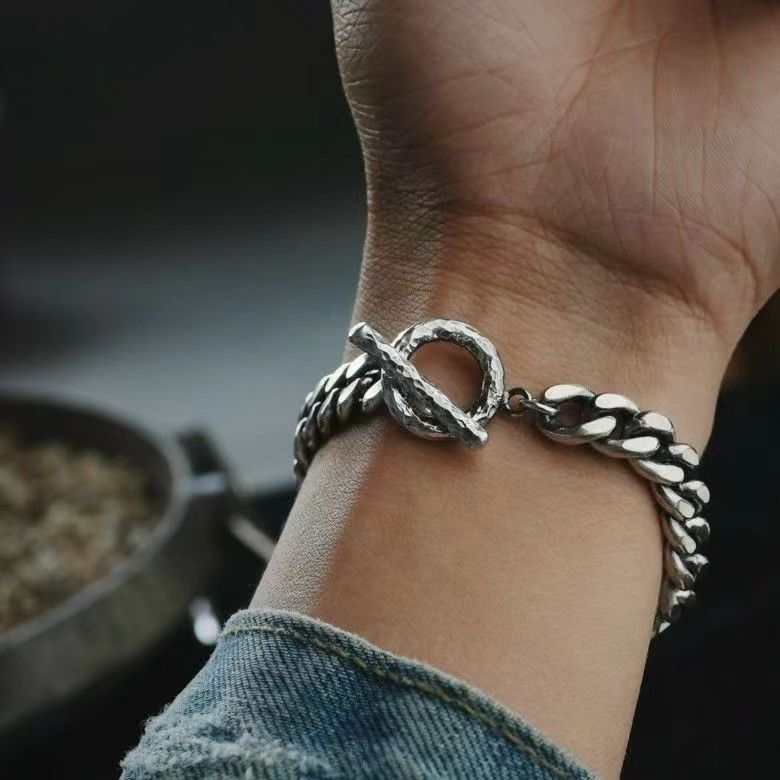 Ace Hand-made handsome fashion trends silver bracelet ornament