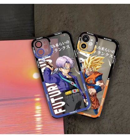 Son Goku/Torankusu/Bejīta Yonsei Android silicone crash-resistant phone case（Only HUAWEI，VIVO，OPPO， MIUI models are available for this phone case. Please mark the style and model when ordering）