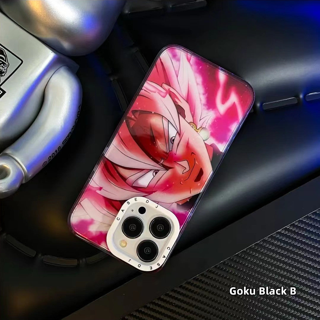 Son Goku/Goku Black Apple silicone crash-resistant phone case（The biggest discount: Buy 1 get 1 free, please mark the free phone case model and style in the order when you buy!）