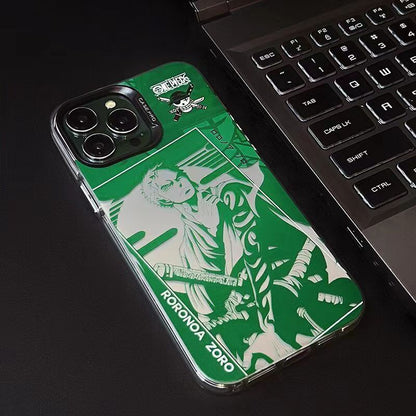 Luffy/zoro iPhone EXQUISITE TREND SILICONE ANTI-COLLISION PHONE CASE