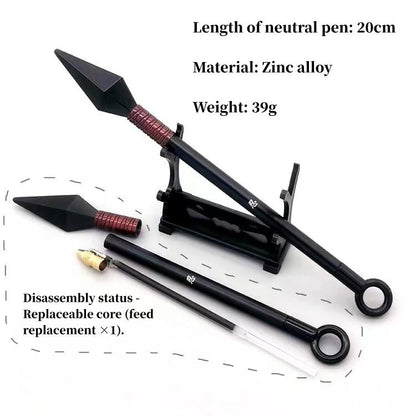 Kakashi/Sasuke kunai Neutral pen Metal alloy stationery weapons student office supplies