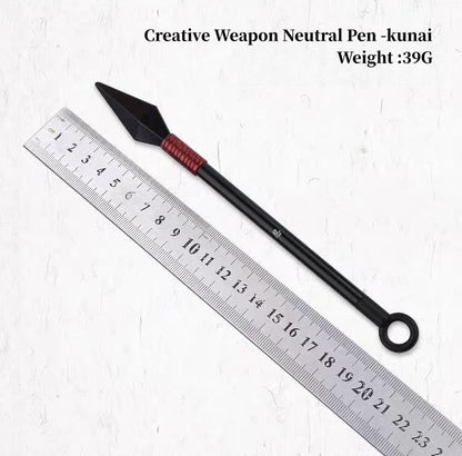 Kakashi/Sasuke kunai Neutral pen Metal alloy stationery weapons student office supplies