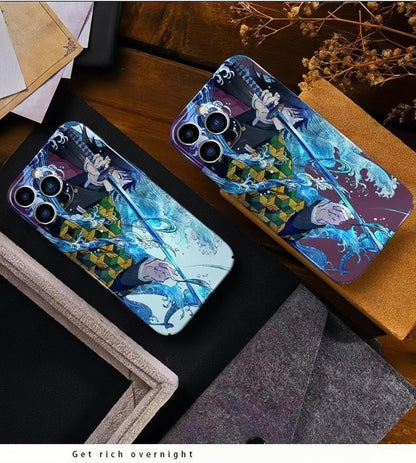 giyuu/shinobu Apple silicone crash-resistant phone case