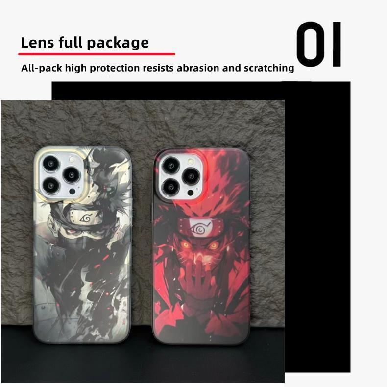 Kakashi/uzimaki Apple exquisite Trend Silicone Anti-collision phone case electrosilvering All-inclusives abrazine