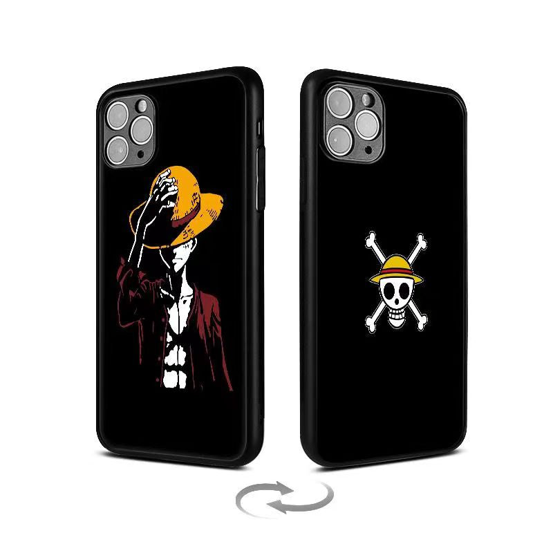 Luffy/zoro 3D gradient phone case niche style iPhone
