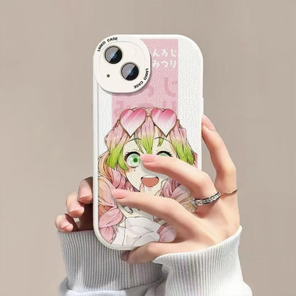 Kanroji Mitsuri super cute Apple silicone crash-resistant phone case