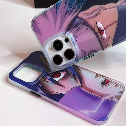 Sasuke/kakshi iPhone EXQUISITE TREND SILICONE ANTI-COLLISION PHONE CASE