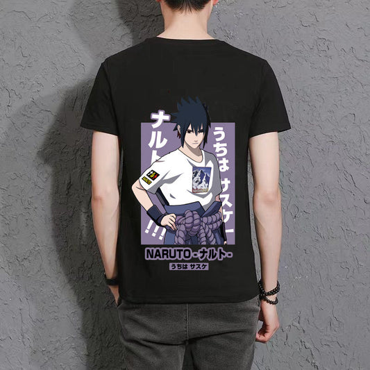 【9】 Sasuke2 High appearance level Trend T-shirt cute and handsome anime characters(The real thing is more delicate than the picture.)