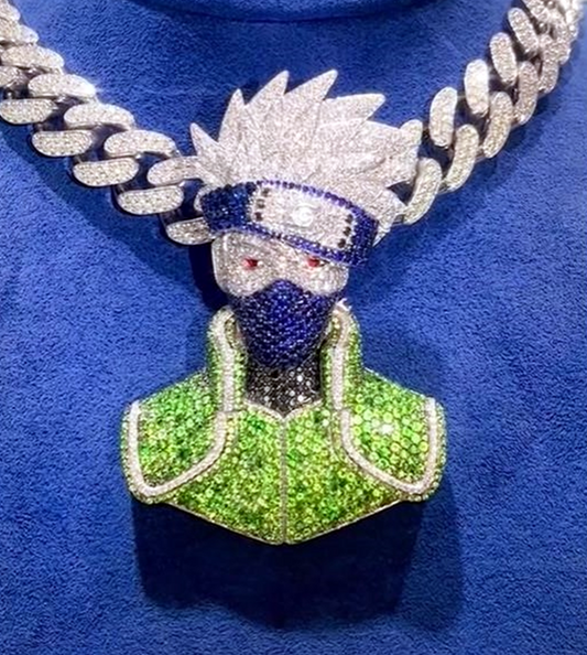 [Private customization/Reservation] Unique Kakashi High quality hip hop style necklace Pendant (10-20 days to make)
