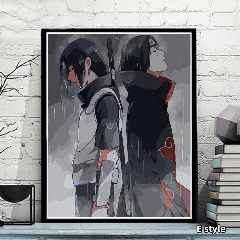 Akatsuki handsome handicraft doodle digital oil painting（for couples, birthday gifts, portraits）