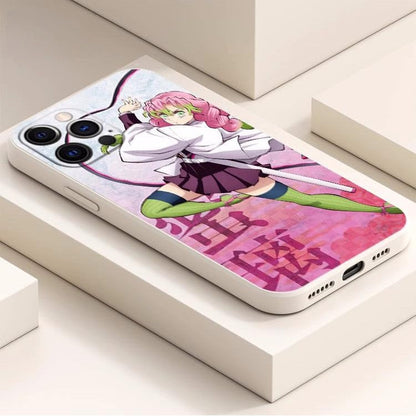 Kanroji Mitsuri Apple exquisite Trend Silicone Anti-collision phone case