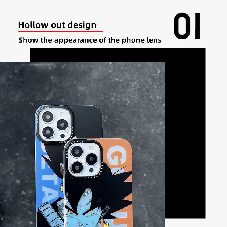 Goku/Vegeta/Buu/Frieza Apple exquisite Trend Silicone Anti-collision phone case