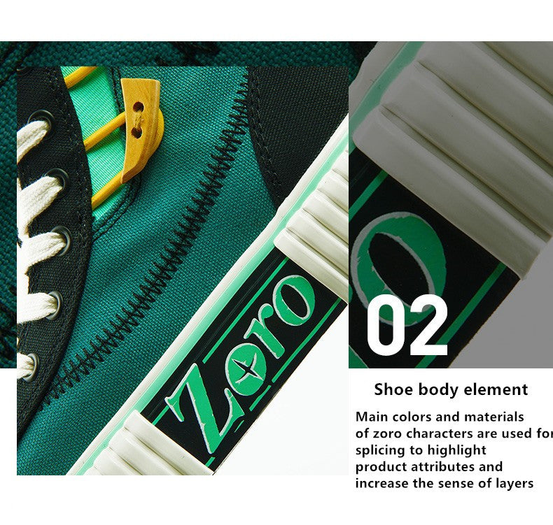 Zoro kapa comfortable Canvas shoes Sports shoes（The size of this style is US, please confirm the length of the foot and refer to the ruler table, if you need other sizes, please contact customer service）
