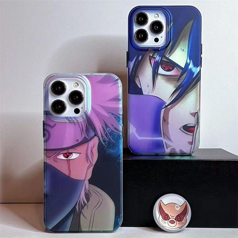 Sasuke/kakshi iPhone EXQUISITE TREND SILICONE ANTI-COLLISION PHONE CASE