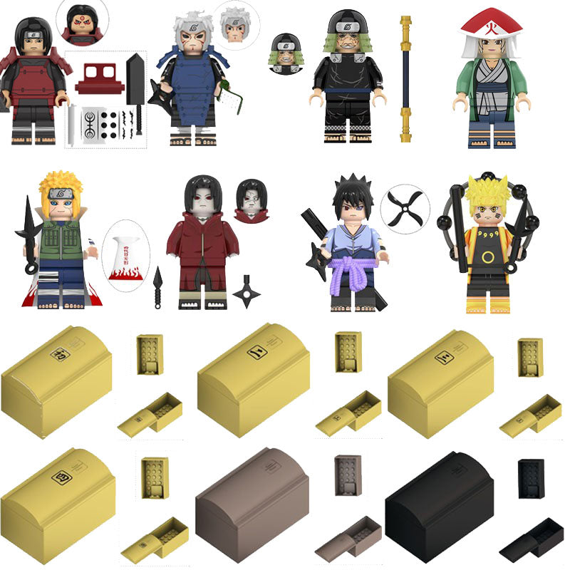 Madara/Minato/Hashirama/Itachi Figure Building Block Assembly Toy (Applies to all pieces, this is just one, please buy more, or buy a whole set)