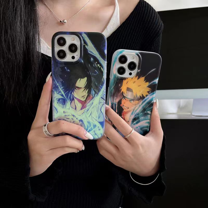 Sasuke/Uzimaki Apple exquisite Trend Silicone Anti-collision phone case