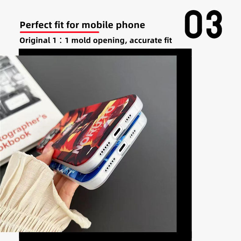 Sasuke/Kakashi/Pain Apple exquisite Trend Silicone Anti-collision phone case
