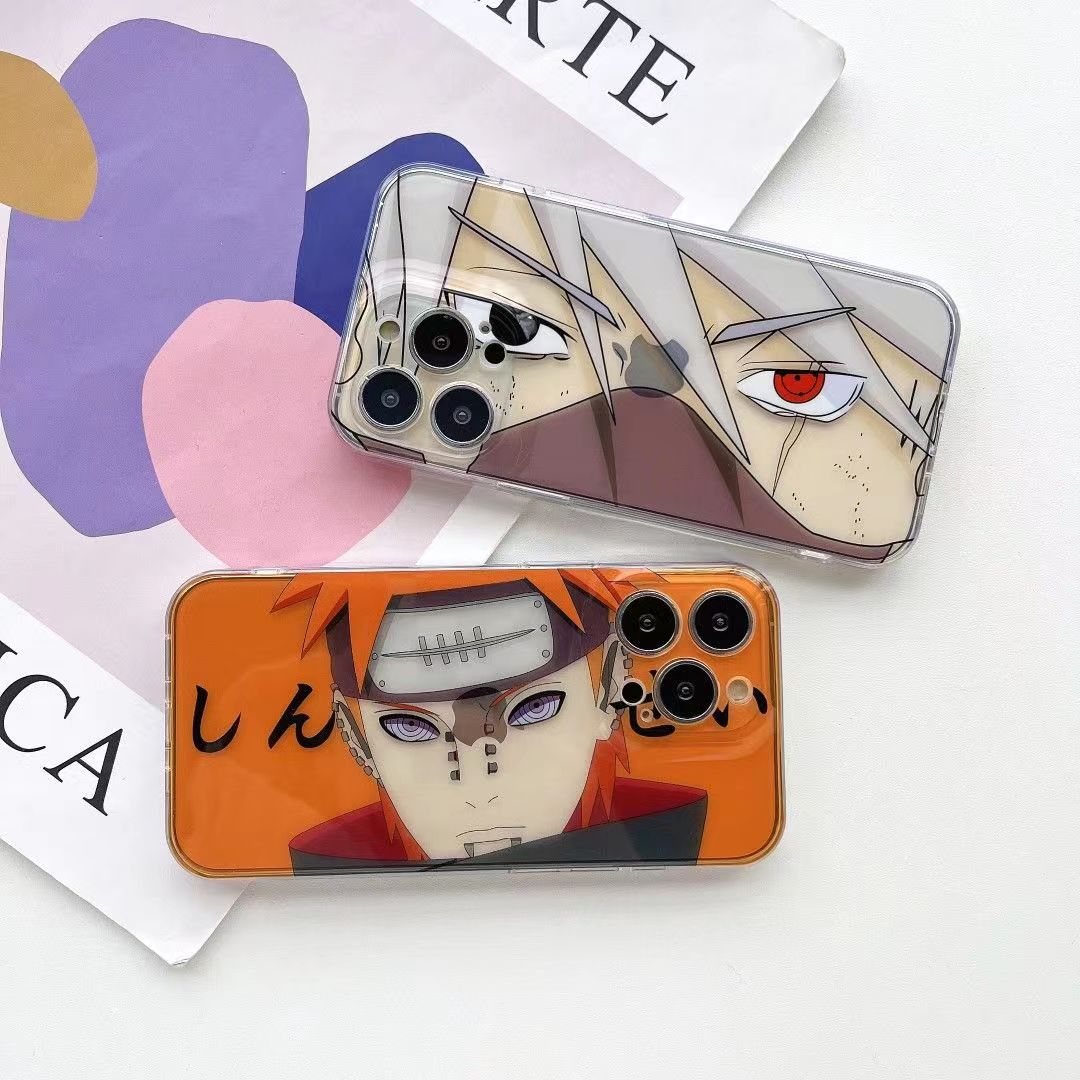 Pain/Kakashi Apple silicone crash-resistant phone case（The biggest discount: Buy 1 get 1 free, please mark the free phone case model and style in the order when you buy!）