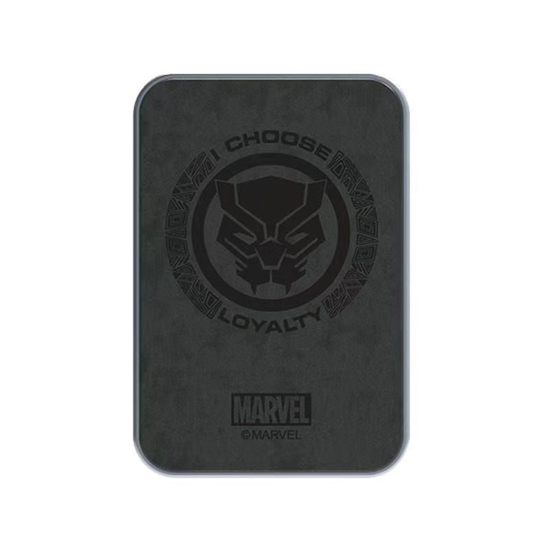 Avengers Iron/panther/Captain Magnetic Suction Wireless Charging Bank (Universal for wireless charging mobile phones)