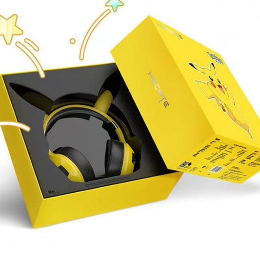Pikachu Apple Android Universal active noise reduction HD sound quality headset head-mounted earphones